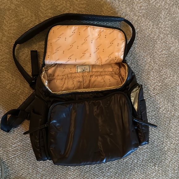 Baby Bag Large Caraa Black Nylon - Picture 5 of 7